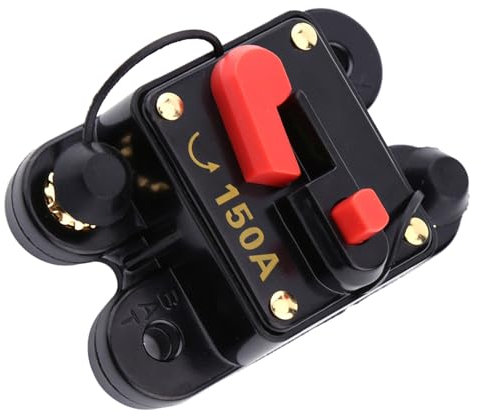 Leitungsschutzschalter Car Audio DC12-24V Leistungsschalter für Auto Marine Boat Bike Stereo Audio Reset-Sicherung 80-300A(150A)