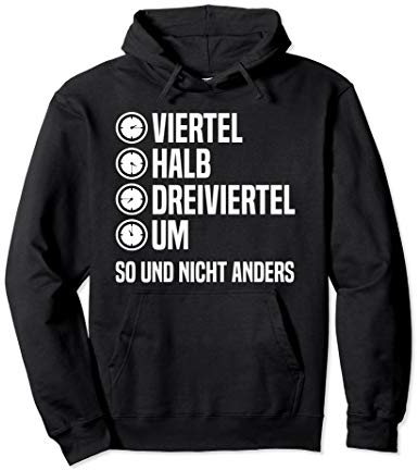 Uhrzeiten in Ostdeutschland so tickt die Ossi Uhr Pullover Hoodie
