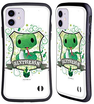 Head Case Designs Offiziell Offizielle Harry Potter Slytherin Deathly Hallows II Hybride Handyhülle Hülle Huelle kompatibel mit Apple iPhone 11