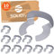 SOLIDfy® - [10x] KL-Sicherungen Ø 6mm Wellensicherung für Wellen und Bolzen verzinkte KL Sicherung
