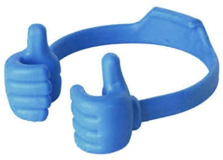 Guajave Cell Phone Tablet Stands Thumbs-up Cellphone Holder, Thumbs Up Mobile Cell Phone Holder Movie Watching Lazy Bed Desktop Mount Stand