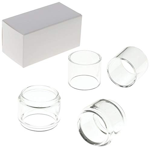 2x SMOK Ersatzglas für TFV9, TFV9 Mini, TFV16 Lite, TFV18 Tube Tank Pyrex Glass Bulb (TFV9-4ml)