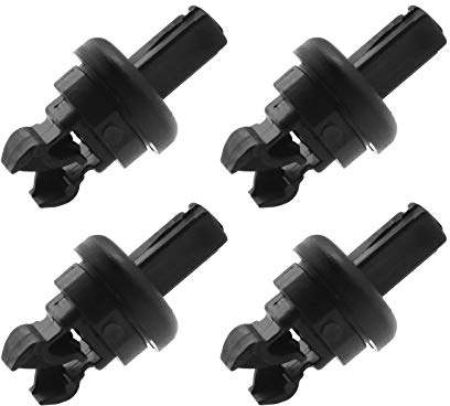 The Lord of the Tools 79916JD00A Auto Hutablage String Hanger Befestigung Clips schwarz Kunststoff Push-in Moulding Retainer Fasteners 4 Stück