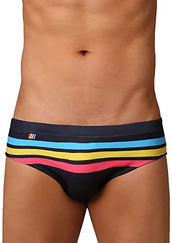 LikeJump Bañador de Natación Hombre Briefs Traje de Baño Secado Rápido para Playa Piscina