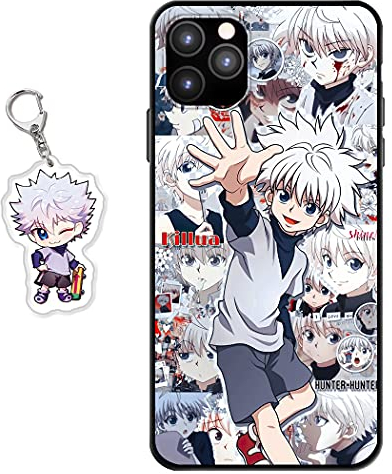 Staremeplz Hülle für iPhone 11 Pro Anime Handyhülle [Mit Schlüsselbund] Cartoons Silikon Sanft Bumper Case Hülle für iPhone 11 Pro