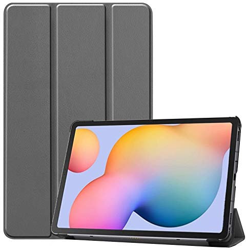 Wuzixi Coque pour Huawei MatePad Pro 12.6 2021, Ultra-Mince, Au Réveil/Sommeil, Smart Cover Housse Etui Cuir Coque avec Support pour Huawei MatePad Pro 12.6 2021 Tablette.Gris