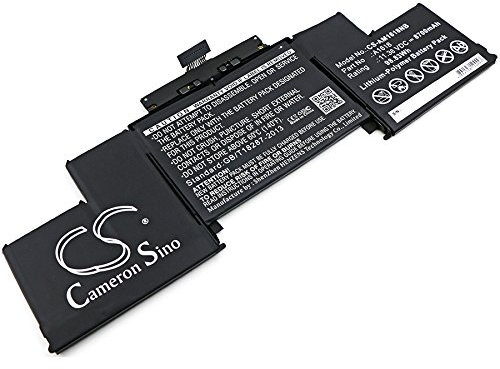 TECHTEK baterías Compatible con [Apple] A1398 Retina 2015, Macbook Pro 15 A1398 Retina (2013 Year), Macbook Pro 15 ME293, Macbook Pro 15 ME294, MacBook Pro 15 A1398 Retina 2015, MACBOOK Pro Retina A