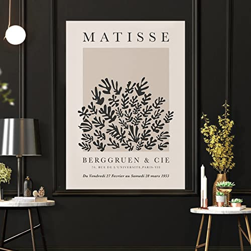 Henri Matisse Poster Bunte Linie Botanischer Baum Grünes Blatt Poster Vintage Abstrakte Pflanze Galerie Poster Minimalistische Wand Bilder Matisse Kunstdrucke Matisse Bild 0609221
