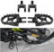 CTDOESO Motorrad Fußrasten, CNC Dirt Bike Fußrasten Fußrasten Fußpedale Fußbrett Bodenplatte Halterung für Sur Ron S/X Light Bee für Segway X260 X160 (Schwarz)