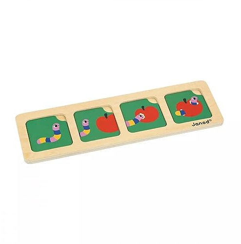 JANOD - Pädagogische Produktpalette - 10 Abläufe mit je 4 Vorgängen - Vorgänge Chronologisch Ordnen - Pädagogisches Kinderspielzeug - Ab 36 Monaten, J05083