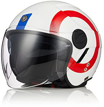 TORC Casco Moto Jet Casco Scooter con Doppia Visiera Omologato ECE 22-06