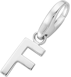 Giorgio Martello Milano Charm Buchstabe F, Silber 925