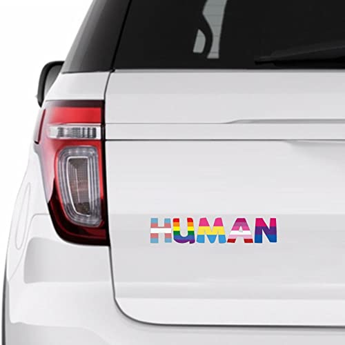 LGBT Pride Auto-Aufkleber Fensteraufkleber Menschlicher Pansexueller Bisexueller Lgbtq Vinyl-Aufkleber für Autos, LKWs, Pansexuell, LGBTQ Autoaufkleber, 15,2 cm