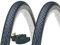 2X Fahrradreifen Kenda K197 Eurotrek Fahrradmantel 28 Zoll 28x1.75 (47-622) Drahtreifen + Schlauch
