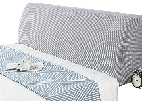 YCDZSW Bett Kopfteilbezug, Stretch Bett Kopfteilbezug, Cover Bett Kopfteil Hussen, Königs-/Doppelbetten (Hellgrau,150cm (140-170cm))
