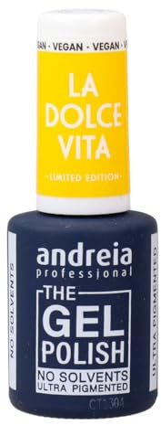 Andreia Dolce Vita DV4 Canary Yellow Nagellack, 10,5 ml