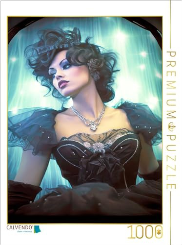 CALVENDO:CALVENDO Puzzle Burlesque danc | Burlesque-Tänzerin mit Sinn für Dramatik · 1000 Teile · Lege-Größe 64 × 48 cm · CALVENDO Puzzle