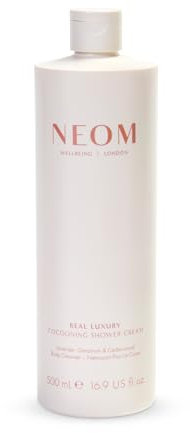NEOM- Real Luxury Cocooning Shower Cream | Lavendar, Geranium & Cedarwood (500ml, 500, millilitre)