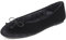 Feversole Ballerina Velluto Colorata con Cuscino in Memory Foam per amaretti da Donna Velluto Nero Foderato di pellicciataglie 38 EU