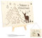 MONCAP Décoration de Noël en Bois à Suspendre 20.5 x 15cm Kit de Bricolage pour Enfant Carte en Bois pour Décoration Porte Murale Vitrine