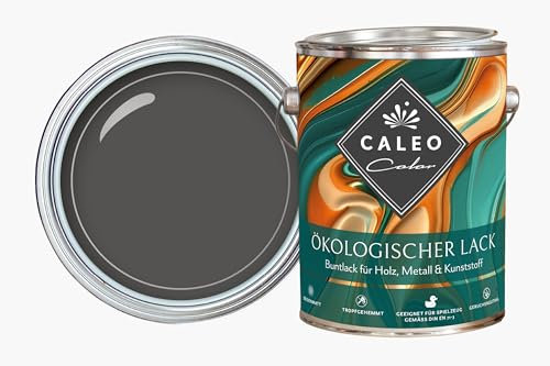 Caleo Color Lack EBENHOLZ 0,15 Liter - ökologischer Lack für Möbel - natürlich, lösemittelfrei, spielzeugtauglich
