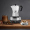 Mini piastra elettrica singola e fornello espresso, 500 W (3 tazze) macchina espresso con piastra a induzione, piastra riscaldante per caffettiera espresso