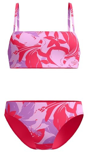 Speedo Bikini Damen chlorbeständig, Farbe:Rosa, Größe:46