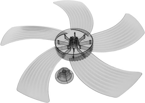 ABOOFAN Lame Per Ventilatori A Piedistallo Universali Da 14 Pollici, Pale Di Ricambio Per Ventilatori in Plastica A 5 Foglie, Parte Di Ricambio Per Ventilatori Da Tavolo, Ventilatori Da