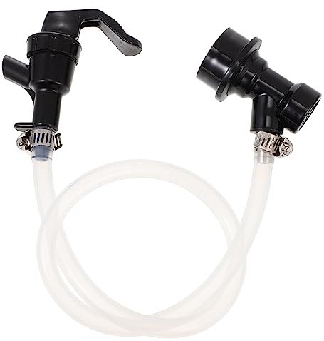 BESTYASH Bierschlauchabfänger Bierspender Montage mit Klemme und Flexiblem Schlauch für Heimbrauen und Bierzapfanlagen Unterwegs