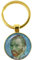 KREATIONS Van Gogh Porte-clés Nuit étoilée Cabochon en verre 25 mm, 23 - Violet, S