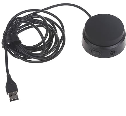 YUGSHNKFC Verbessert Gaming Setup Mit USB Controller Kabel Für QC35 QC45-Kopfhörer. USB Überwachung Soundkarten Knopfkabel Zubehör Kopfhöreranschluss