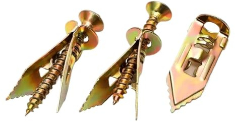 Set da 50 tasselli for muro cavi, chiodi, avvitatori a martello, viti autoperforanti, bulloni di espansione antiruggine, durezza zincata(12 * 40mm)