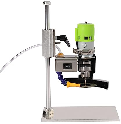Elektrischer Glasflaschenschneider, 150 W Glasschneider Schneidwerkzeug 6000 r/min Flaschenschneider Glas Handwerk Schneidsatz für Weinflaschen, Seeglas, Handwerk, DIY Blumentopf