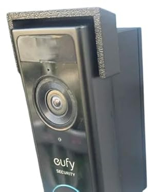 Doorbell Mount Bracket for Eufy C210 – Secure Wall Holder for Security Camera, Weather-Resistant Outdoor Mount – Black