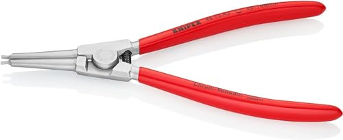 Knipex Pinza per Anelli di Sicurezza per Anelli di Sicurezza Esterni Su Alberi Cromata, Rivestiti in Resina Sintetica 210 Mm 46 13 A3