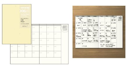Midori Traveler's Notebook -Passport Size (Refill 006)