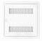 Upmann 21687 Sportello di ispezione Softline Bianco con Fessure di Ventilazione e Chiusura Quadrata 30 x 30 cm