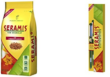 Seramis-Komplett-Set: Ton-Granulat 1x 2,5 Liter + Gießanzeiger klein, 2er Set