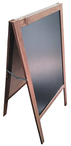 PIZARRA CABALLETE NEGRA. 115x60cm Válido para rotulador de tiza líquida y tiza convencional. 2 CARAS