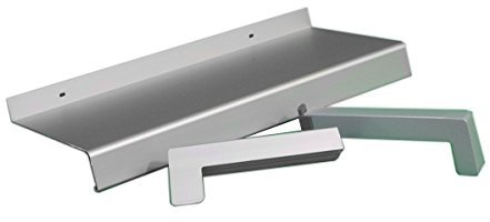 Bayram® Aluminium Fensterbank silber EV1 150 mm Ausladung Aussen Fensterblech (140, weiss)