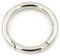 2 x Karabinerring mit Federöffnung, O-Ring, rund, Schnappverschluss, Schlüsselanhänger, silber, 16 mm