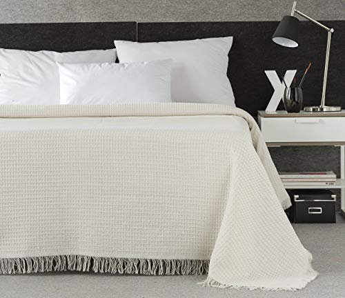 Plaidtor Nido Plaid Multiusos, Algodón, Crudo, 230x260 cm