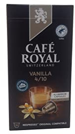 Café Royal Flavoured Edition Café Capsules Vanille en Aluminium Compatibles avec Système Nespresso Intensité 4/10 50 g