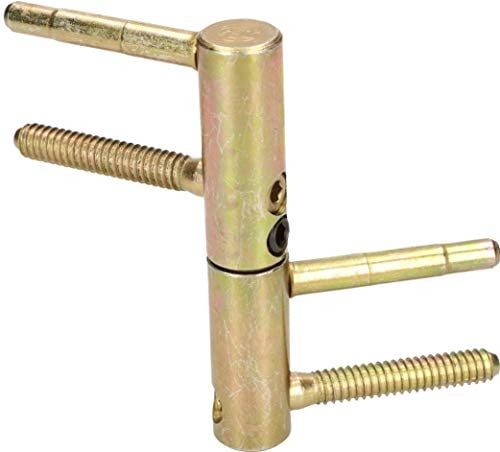 KOTARBAU® Einbohrband 20 mm Messing Universal Türscharnier Haustürband Robust Zargenband Futtertüre Hohe Tragkraft Zylinderkopf Verstellbar