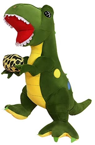 Herbests 60CM Dinosaurier Kuscheltier Plüschtier, Tyrannosaurus Rex Dino Stofftier Spielzeug Plüsch Puppe Lang Großes Weihnachten Geburtstag Geschenke für Kinder Mädchen Junge, Grün, (HER0102849)
