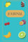 Fruit Graphic Bullet Journal, 6 x 9 185 pages