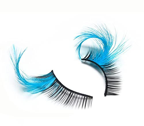 YYDS Plume Faux Cils Cosplay Maquillage Épais Cils Extension Couleur Faux Cils