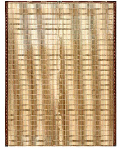 ZHUOZ1T Wohnzimmer Eingang Bambus Vorhang,Einfache Schiebetür,Faltschiebetür,Shop Tür Vorhang,Verdunkelungsvorhang,Japanischer Türvorhang,Balkon Sonnenvorhang,Anpassbar (WxH:100x80cm(39x32in))