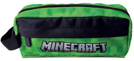 Kids Euroswan- Estuche 2-2 Bolsillos Maxi Mine Craft, Multicolor (MCJC356)