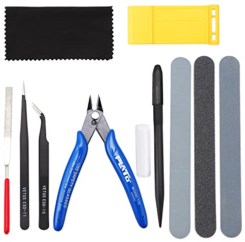 WiMas Gundam Model Tools Kit, Modell Basic Tools Craft Set für grundlegende Modellbau Reparaturen und Fixierung, 11PCS